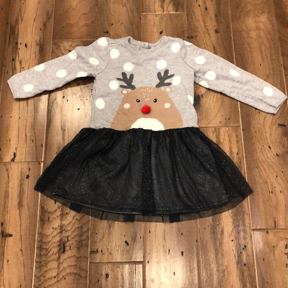 H&M - Toddler Girl Reindeer Sweater Dress